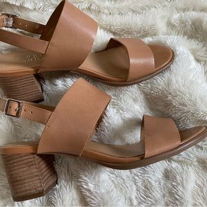 Franco Sarto Nude Heels/Sandal